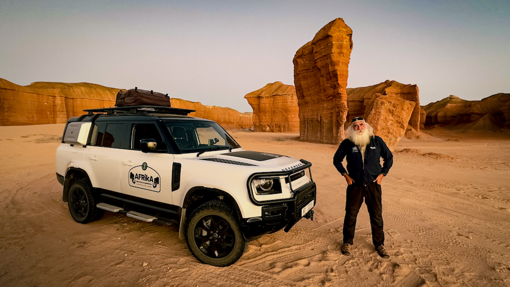 Kingsley Holgate,land rover Defender