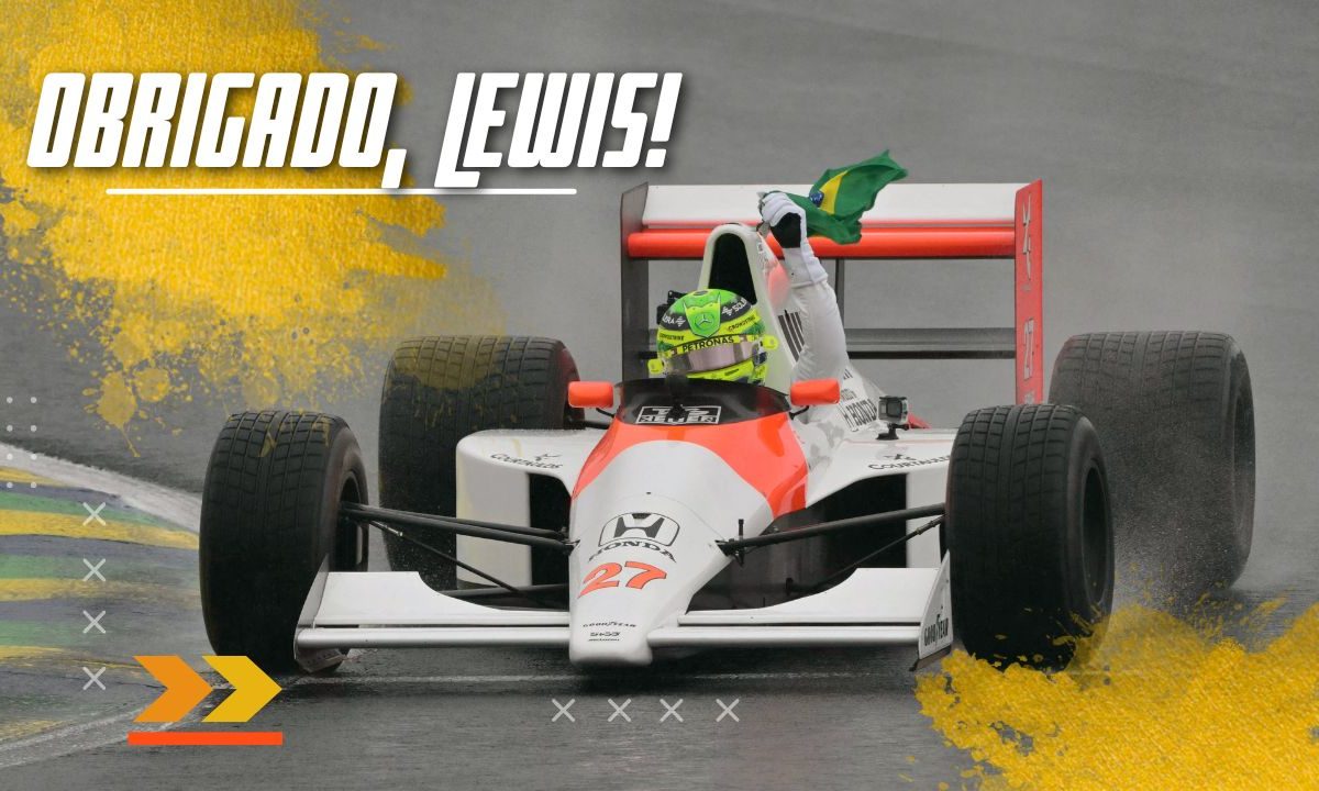 WATCH: Lewis Hamilton Drives Ayrton Senna’s 1990 F1 Car